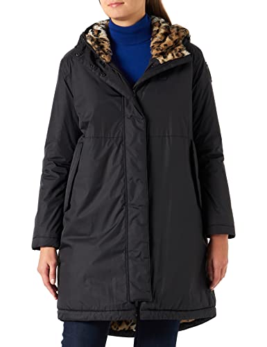 Blauer Damen Wasserdicht/Lange Bänder Steppjacke, 999 Schwarz, Medium von Blauer