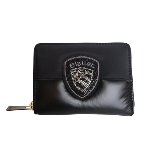 Blauer Damengeldbörse mit Geldbörse schwarz Damen 12 x 9 x 3 cm PALM03 von Blauer