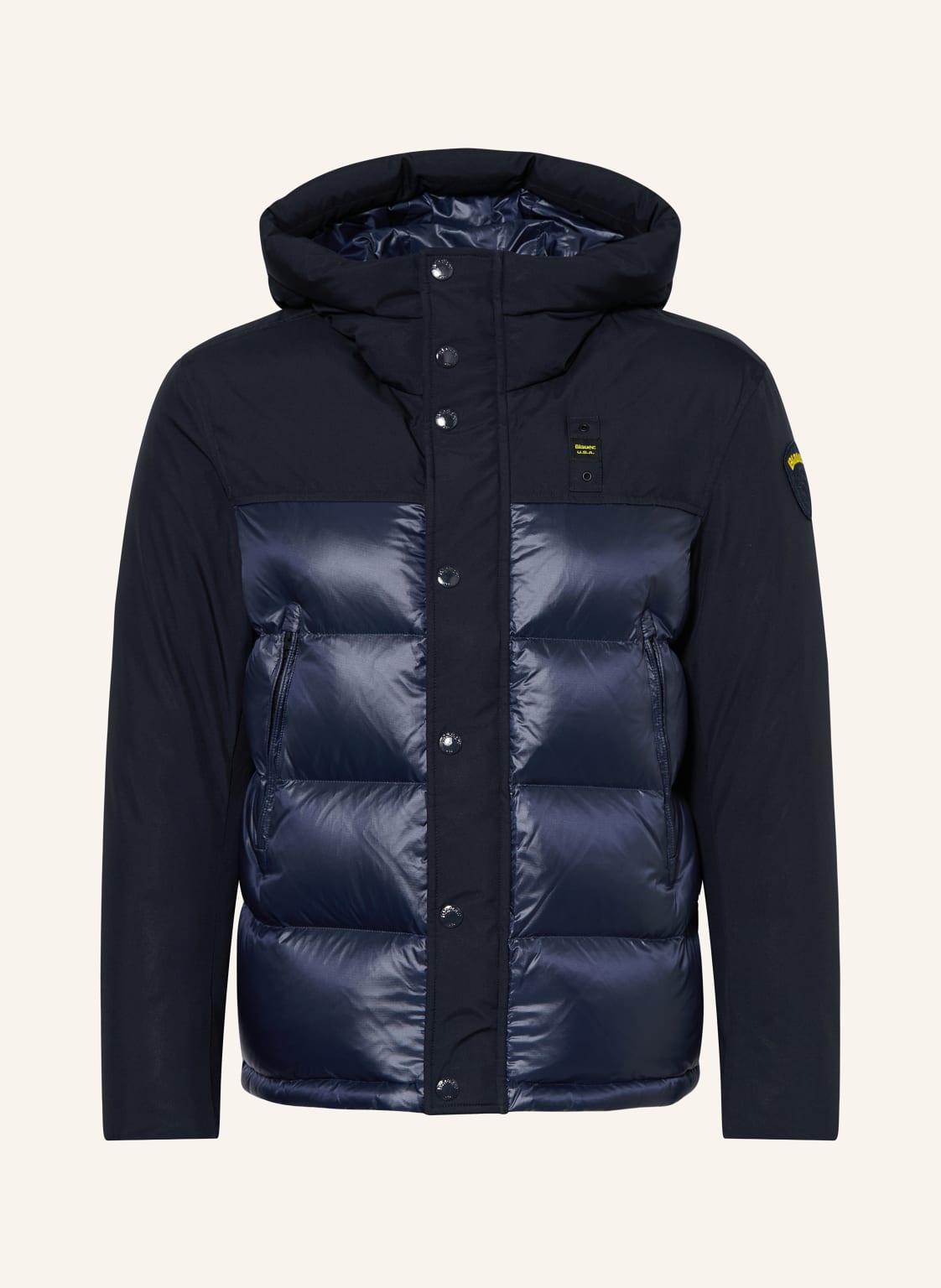 Blauer Daunenjacke Brook blau von Blauer