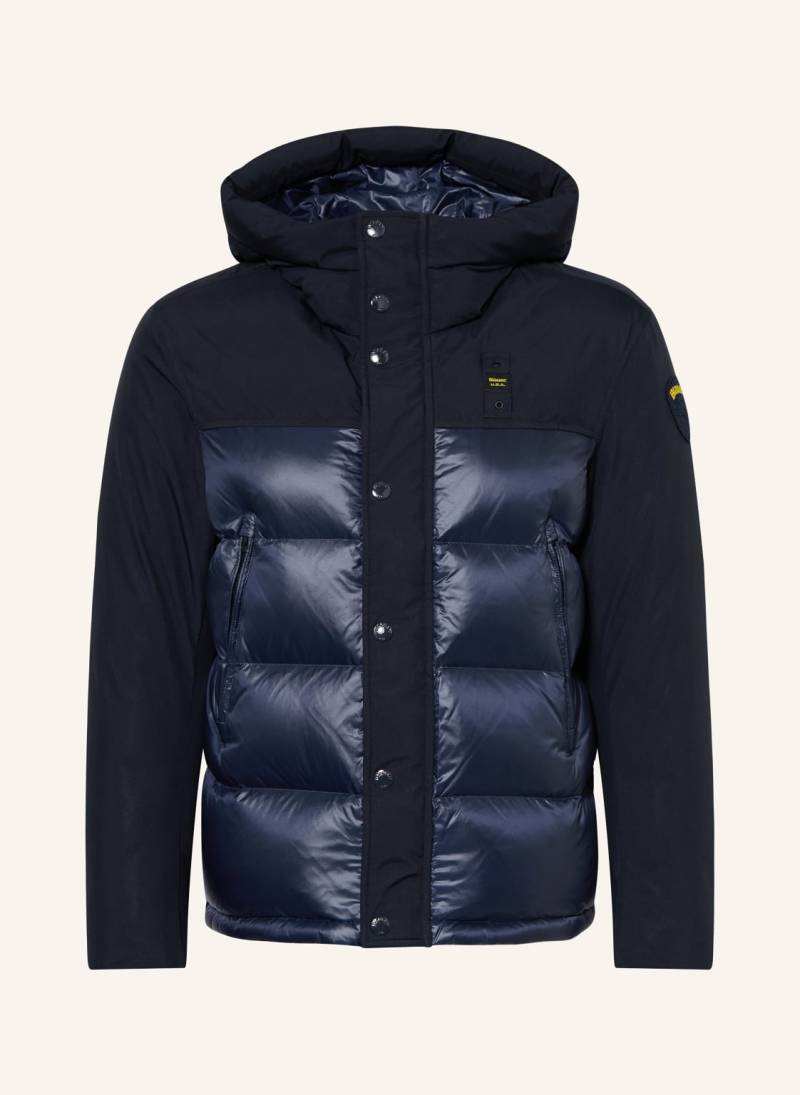 Blauer Daunenjacke Brook blau von Blauer