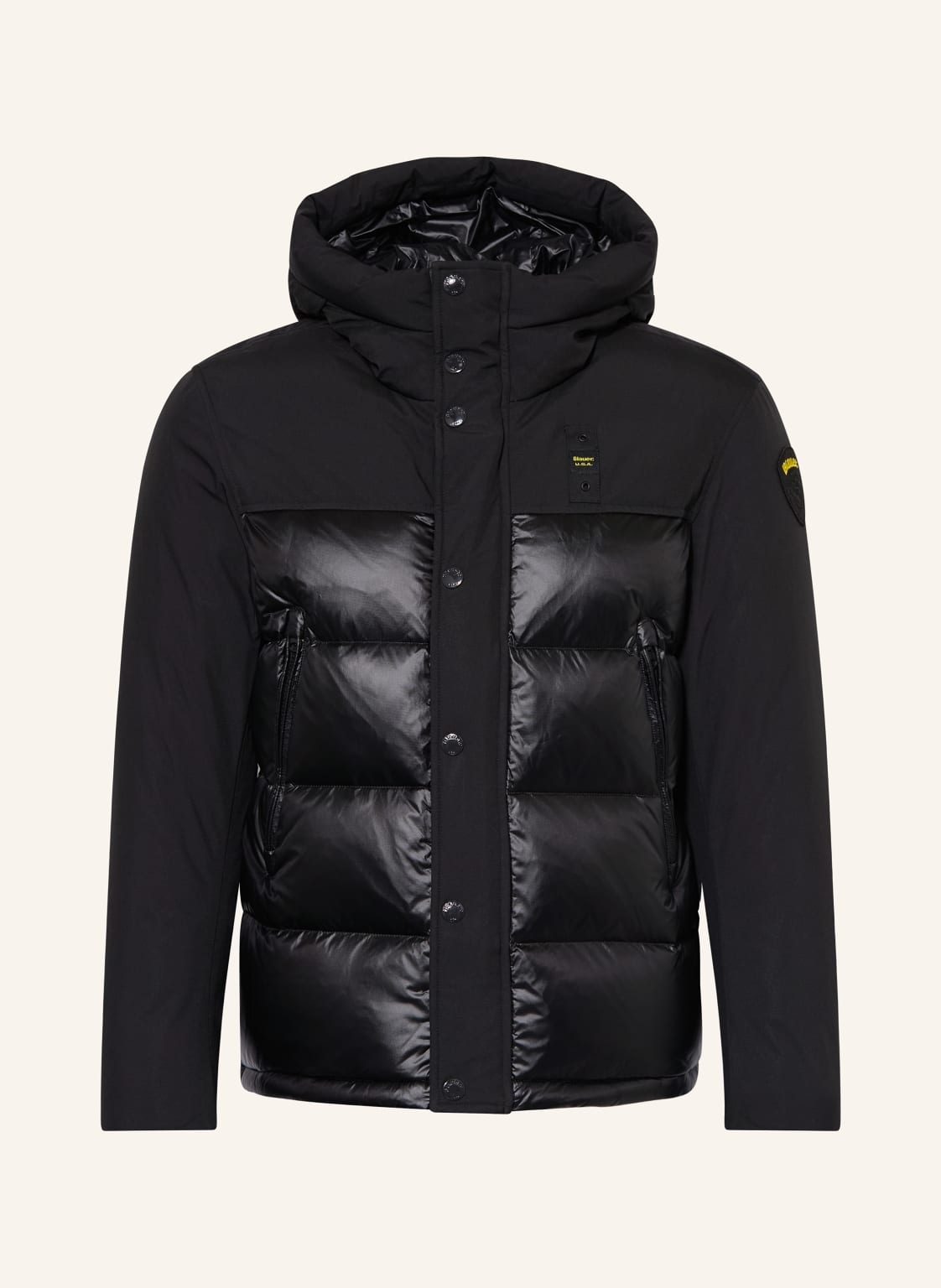 Blauer Daunenjacke Brook schwarz von Blauer