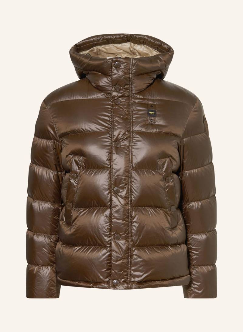 Blauer Daunenjacke Clipper braun von Blauer