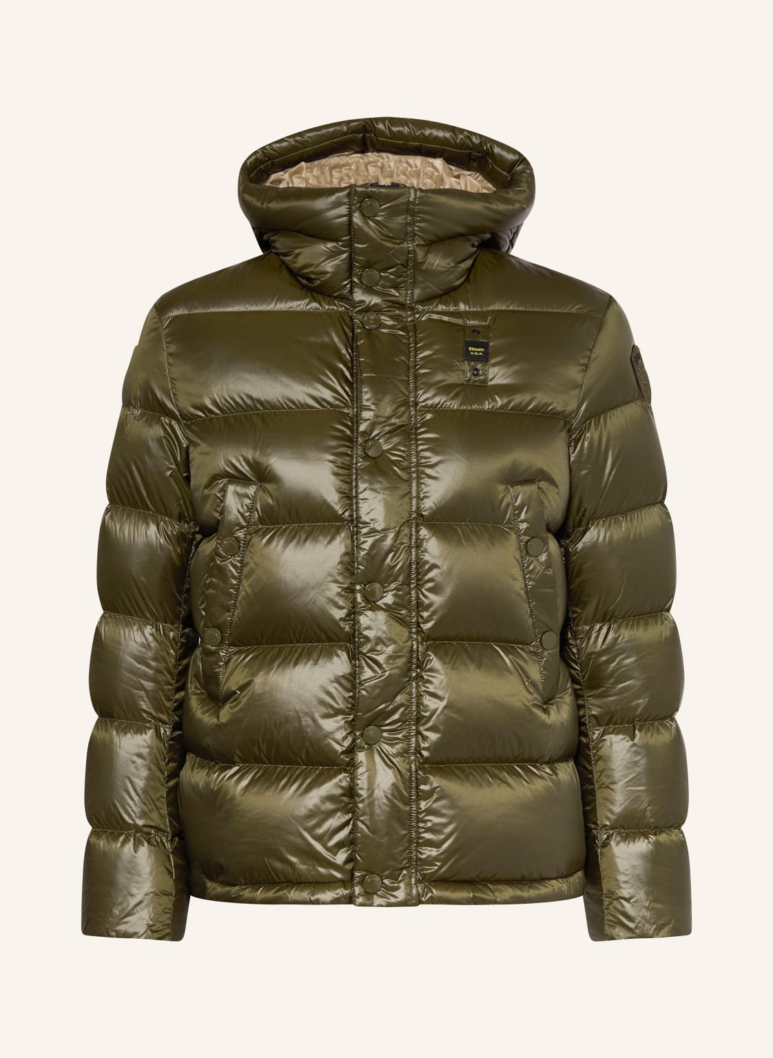 Blauer Daunenjacke Clipper gruen von Blauer
