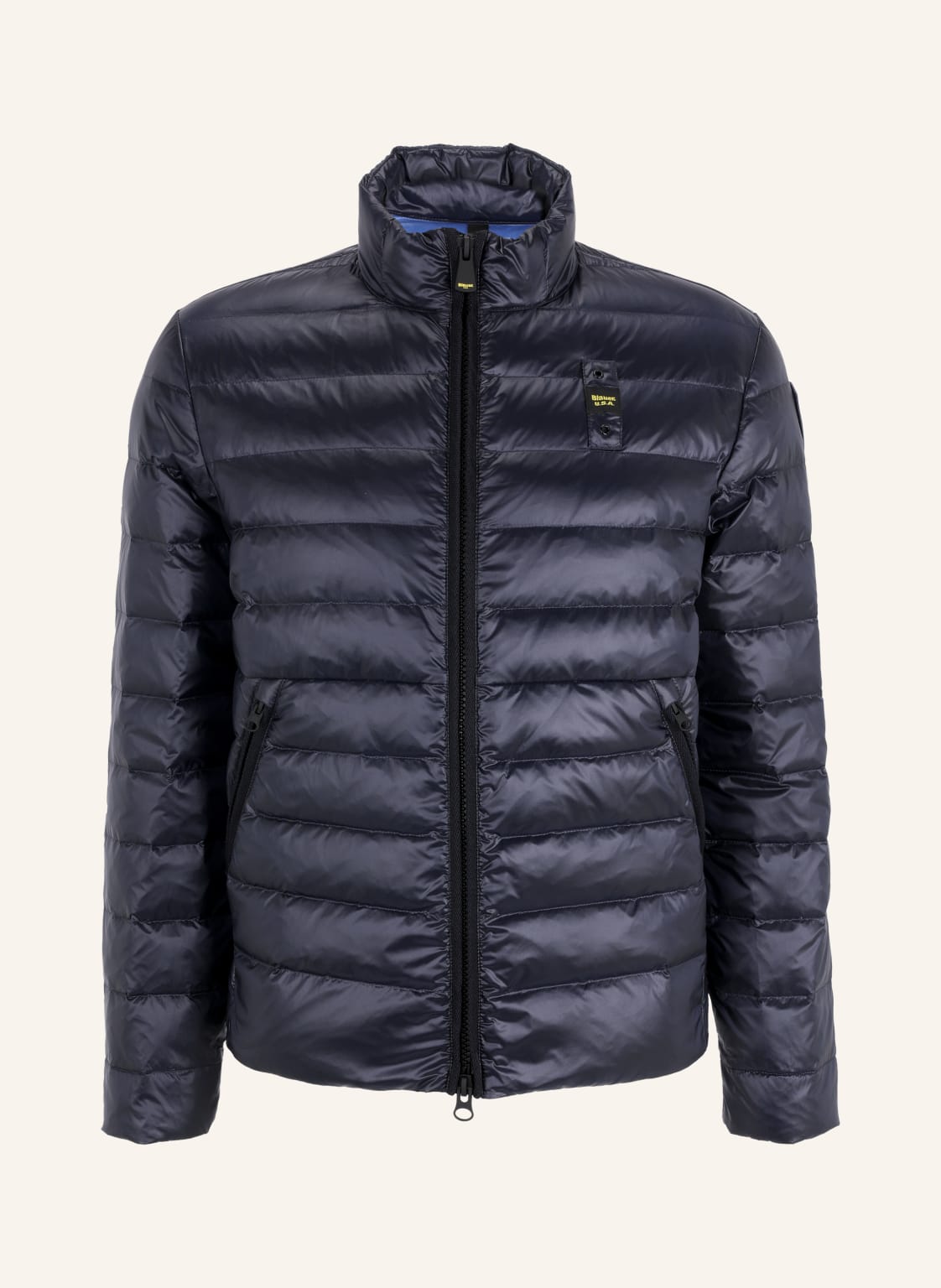 Blauer Daunenjacke blau von Blauer