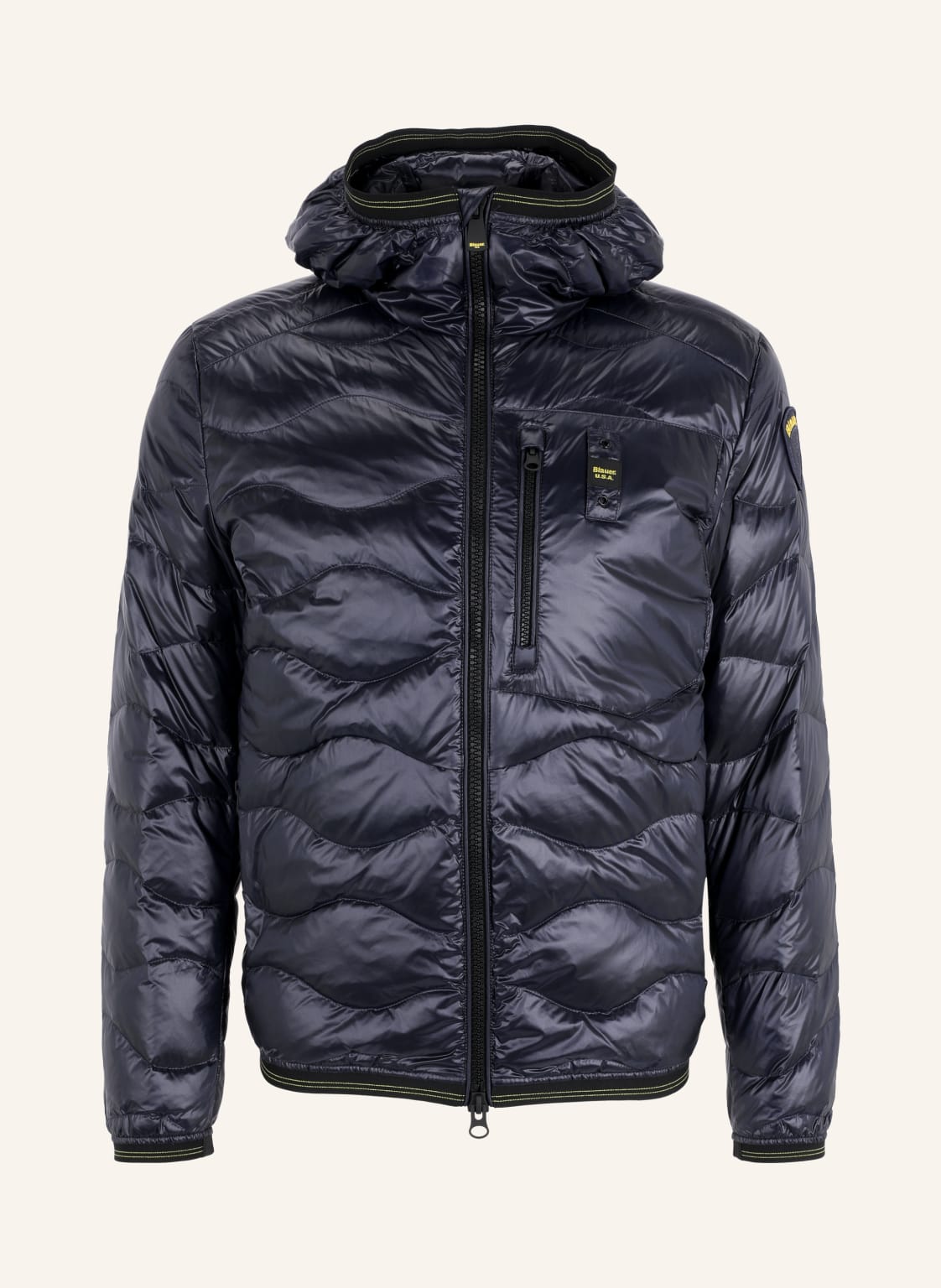 Blauer Daunenjacke blau von Blauer