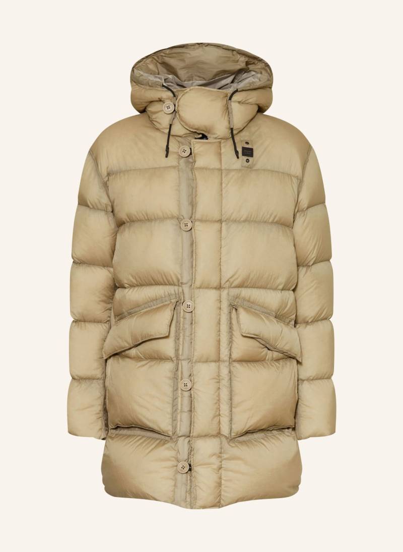 Blauer Daunenmantel Basto beige von Blauer