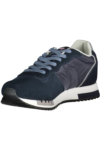 Blauer F2QUEENS01 Sneakers Schuhe Herren blau Leder Blu/44 von Blauer