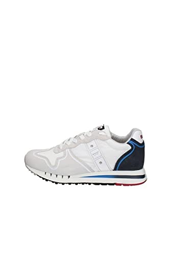 Blauer F2QUEENS01 Sneakers Schuhe Herren blau Leder Grigio/45 von Blauer