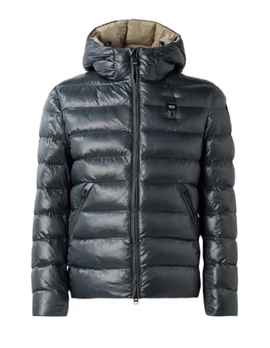 Blauer JACKET ÖKOLOGISCHE DAUNENJACKE ADAMS USA Herren 25WBLUC02079 Jacke Jacke, 978EI Anthrazit Beige, XL von Blauer