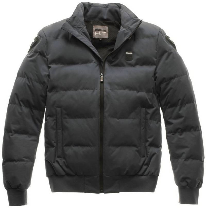 Blauer Motorradjacke College Motorrad Textiljacke wasserdicht von Blauer
