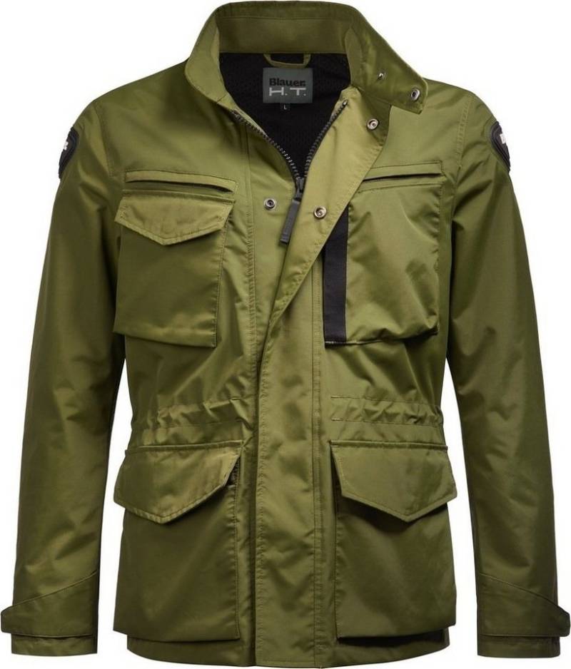 Blauer Motorradjacke Ethan Motorrad Textiljacke wasserdicht von Blauer