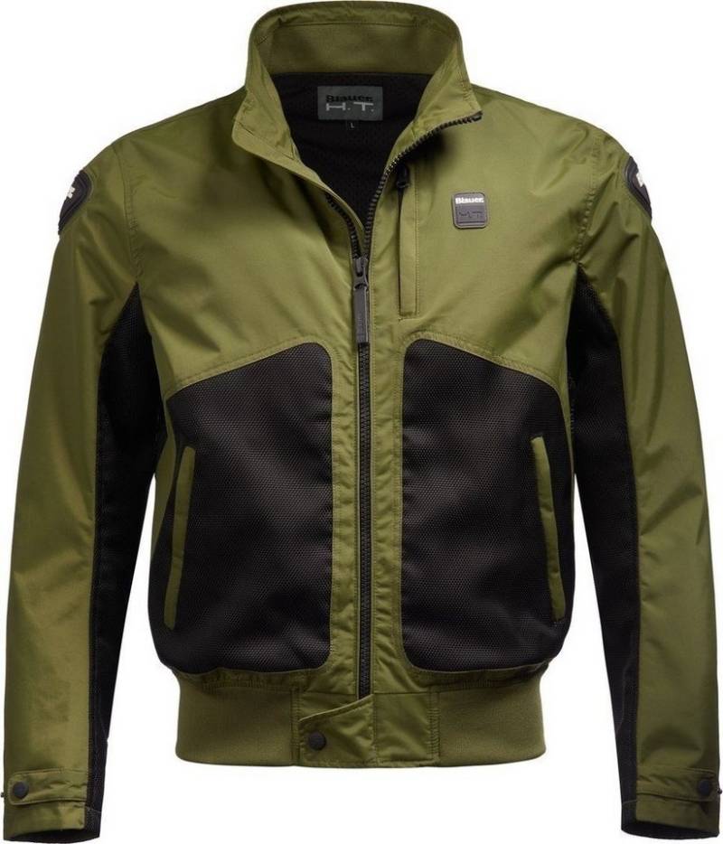 Blauer Motorradjacke Thor Air perforierte Motorrad Textiljacke perforiert,wasserdicht von Blauer