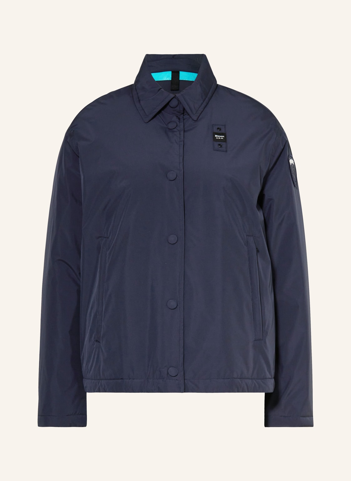 Blauer Overjacket Mit Dupont™ Sorona®-Isolierung blau von Blauer