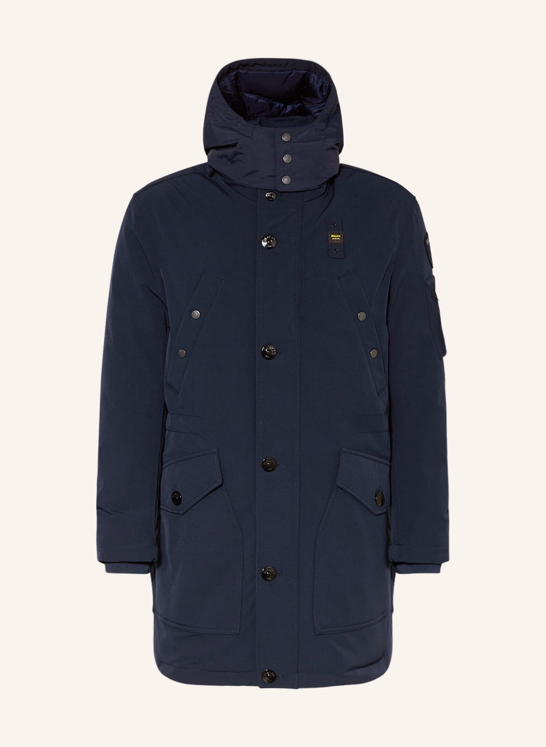 Blauer Parka Mit Dupont™ Sorona®-Isolierung blau von Blauer