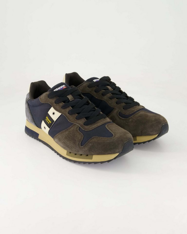 Blauer Queens01 Sneaker Obermaterial: Leder von Blauer