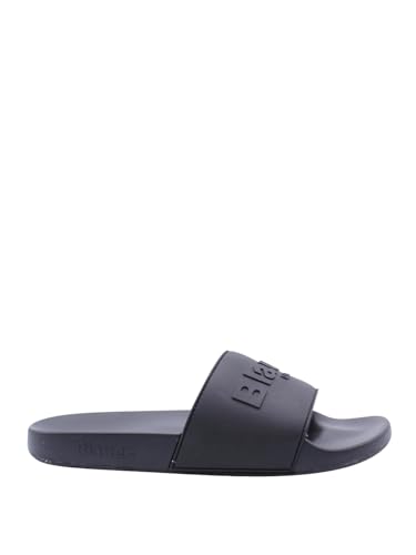 Blauer Slide Herren - Schwarz Modell S5JASPER03/PUC S5JASPER03/PUC Synthetik, Schwarz , 45 EU von Blauer