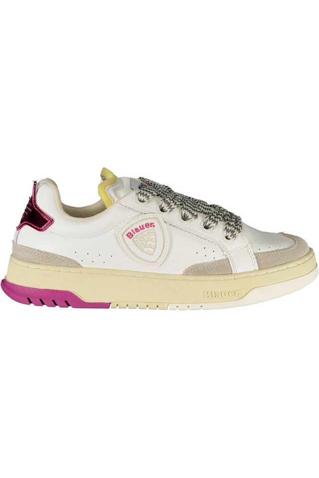 Blauer Sneaker Damen-Sportschuhe in Weiß mit Grauen/Fuchsia von Blauer
