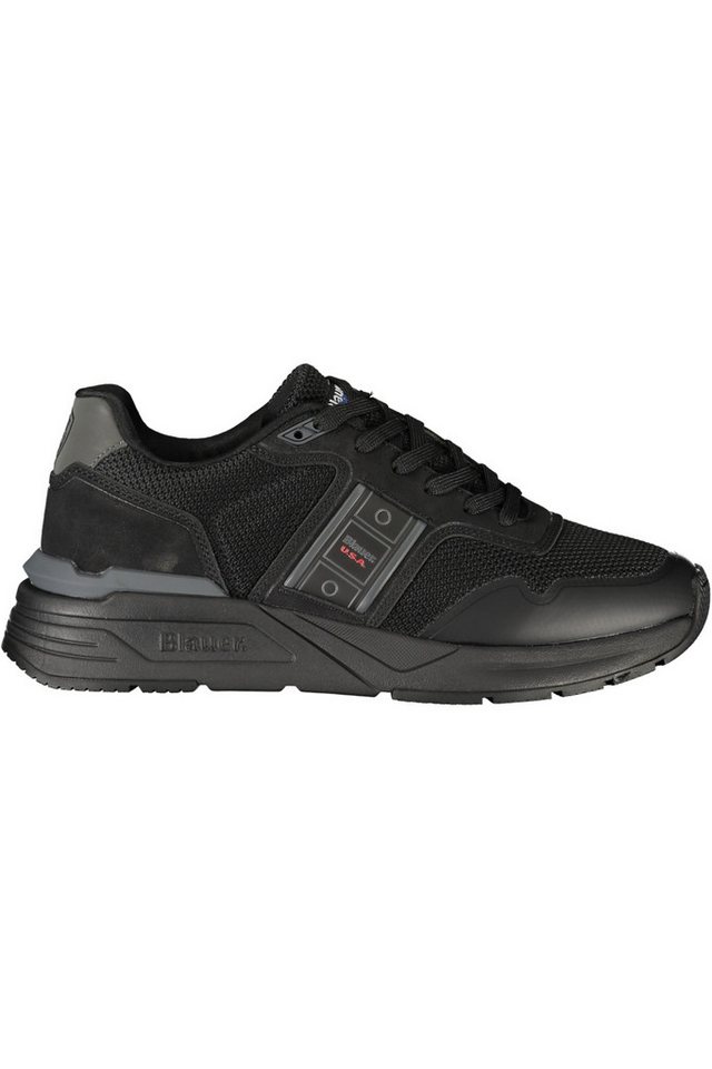 Blauer Sneaker Schwarzer Herrensportschuh mit Schnürsenkeln und Blauer Sneaker Schwarzer Herrensportschuh mit Schnürsenkeln und von Blauer