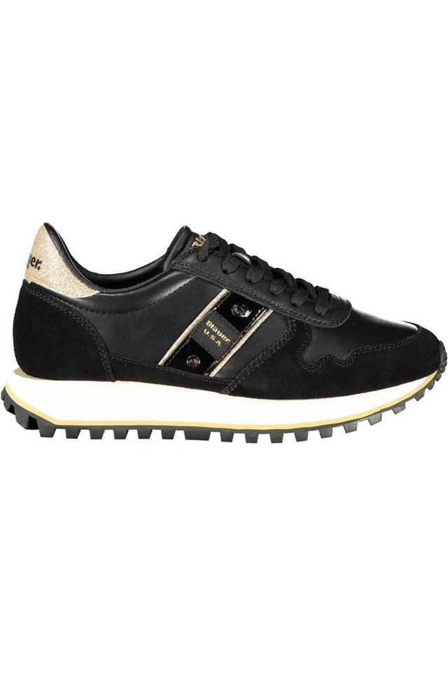 Blauer Sneaker Elegante Schwarze Sportschuhe für Damen mit von Blauer