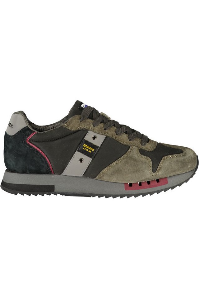 Blauer Sneaker Stylischer Herrensportschuh in Schwarz mit Blauer Sneaker Stylischer Herrensportschuh in Schwarz mit von Blauer