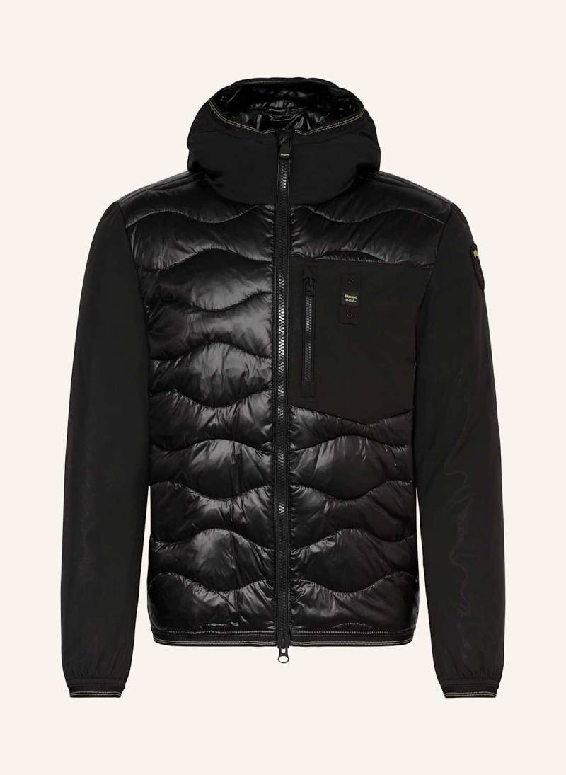 Blauer Steppjacke Albert schwarz von Blauer