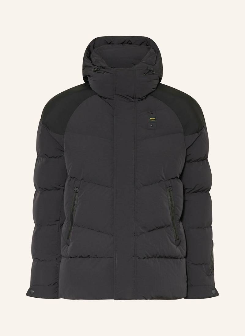 Blauer Steppjacke Crown Mit Dupont™ Sorona®-Isolierung schwarz von Blauer