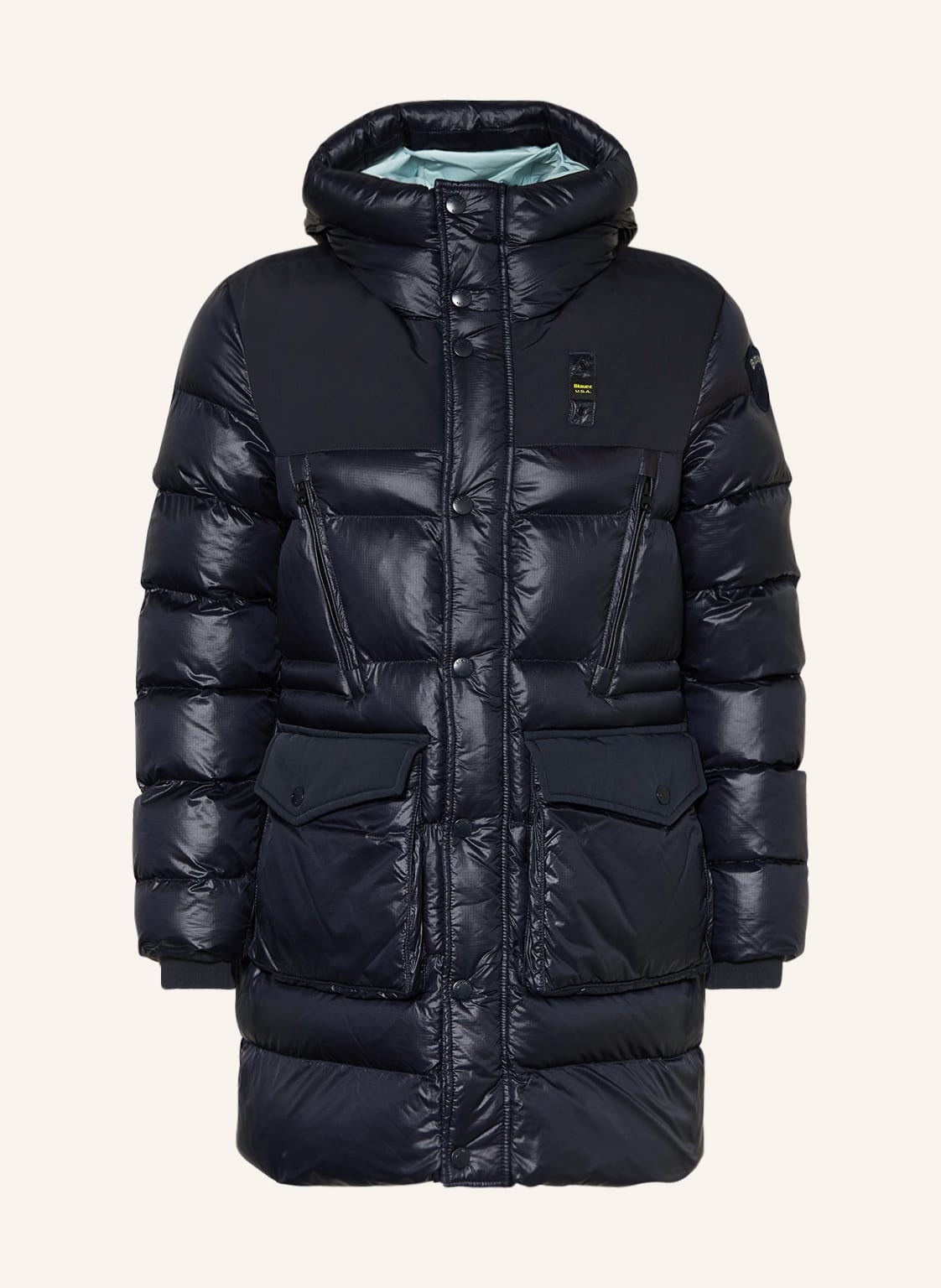 Blauer Steppjacke schwarz von Blauer