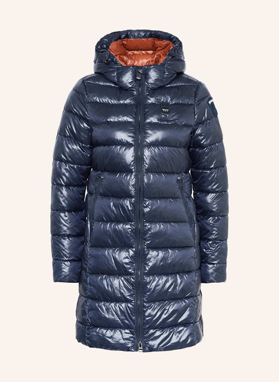 Blauer Steppmantel Adelaide blau von Blauer