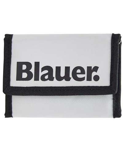 Blauer Strap01 Geldbörse Herren Weiß Uni, Weiß, Taglia Unica von Blauer