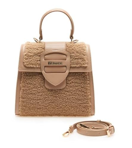 Blauer Umhängetasche Wally Camera Bag Damen Kunstleder Braun von Blauer