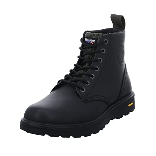 Blauer.USA Schuhe Freizeitstiefel Guantanamo 6 Boots Fettleder Elegant Freizeit Uni von Blauer