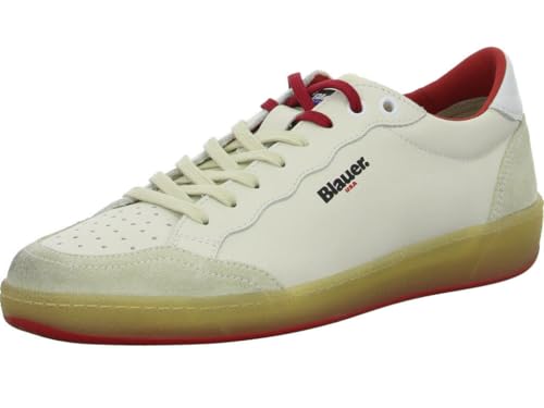 Sneaker uomo Blauer Murray white/red US25BU04 S5MURRAY01/RAC 42 von Blauer