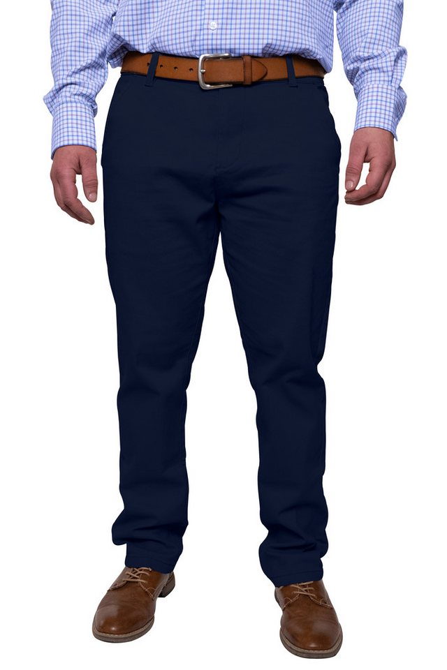 BlauerHafen Chinohose Herren Designer Chino Stoff Hose Chinohose Regular Fit Chino Trouser von BlauerHafen