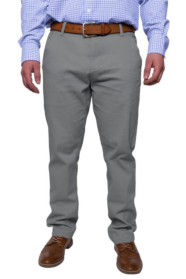 BlauerHafen Chinohose Herren Designer Chino Stoff Hose Chinohose Regular Fit Chino Trouser von BlauerHafen