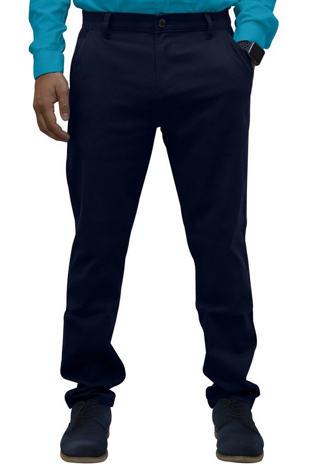 BlauerHafen Chinohose Herren Regular Fit Chino Casual Relaxed Stretch-Baumwollhose 30-40"" von BlauerHafen