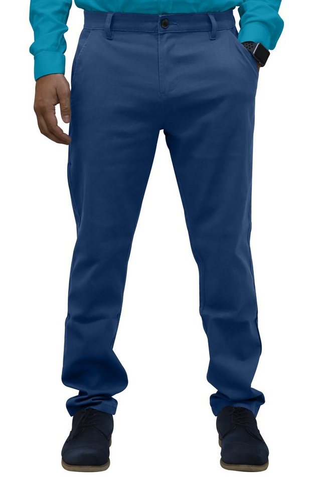 BlauerHafen Chinohose Herren Regular Fit Chino Casual Relaxed Stretch-Baumwollhose 30-40"" von BlauerHafen