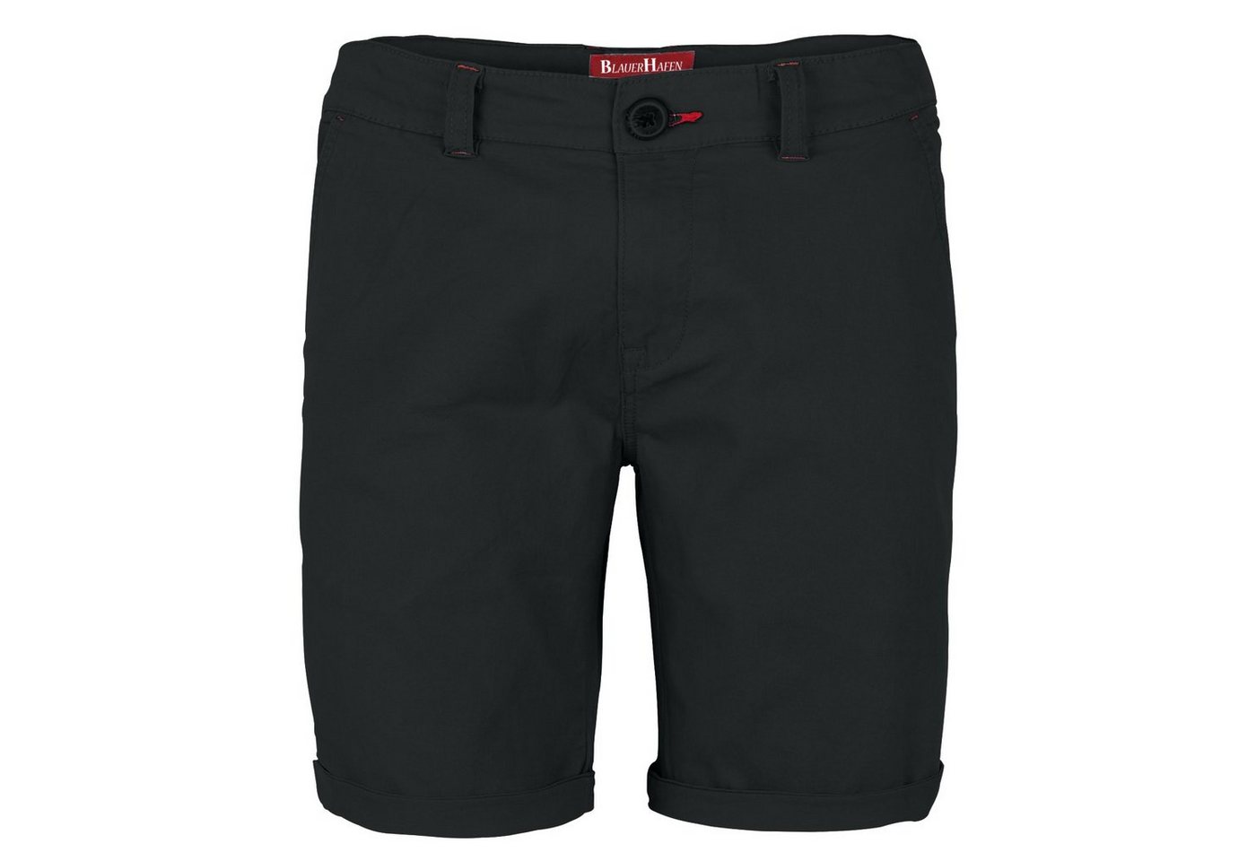 BlauerHafen Chinoshorts Herren Stretch Chino Shorts Slim Fit Bermuda Hose Strecken-Baumwolle BlauerHafen Chinoshorts Herren Stretch Chino Shorts Slim Fit Bermuda Hose Strecken-Baumwolle von BlauerHafen