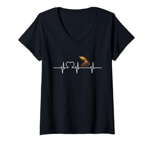 Damen Blue-Ringed Octopus Blaugeringelter Krake T-Shirt mit V-Ausschnitt Damen Blue-Ringed Octopus Blaugeringelter Krake T-Shirt mit V-Ausschnitt von Blaugeringelter Krake Blue-ringed Octopus Shop