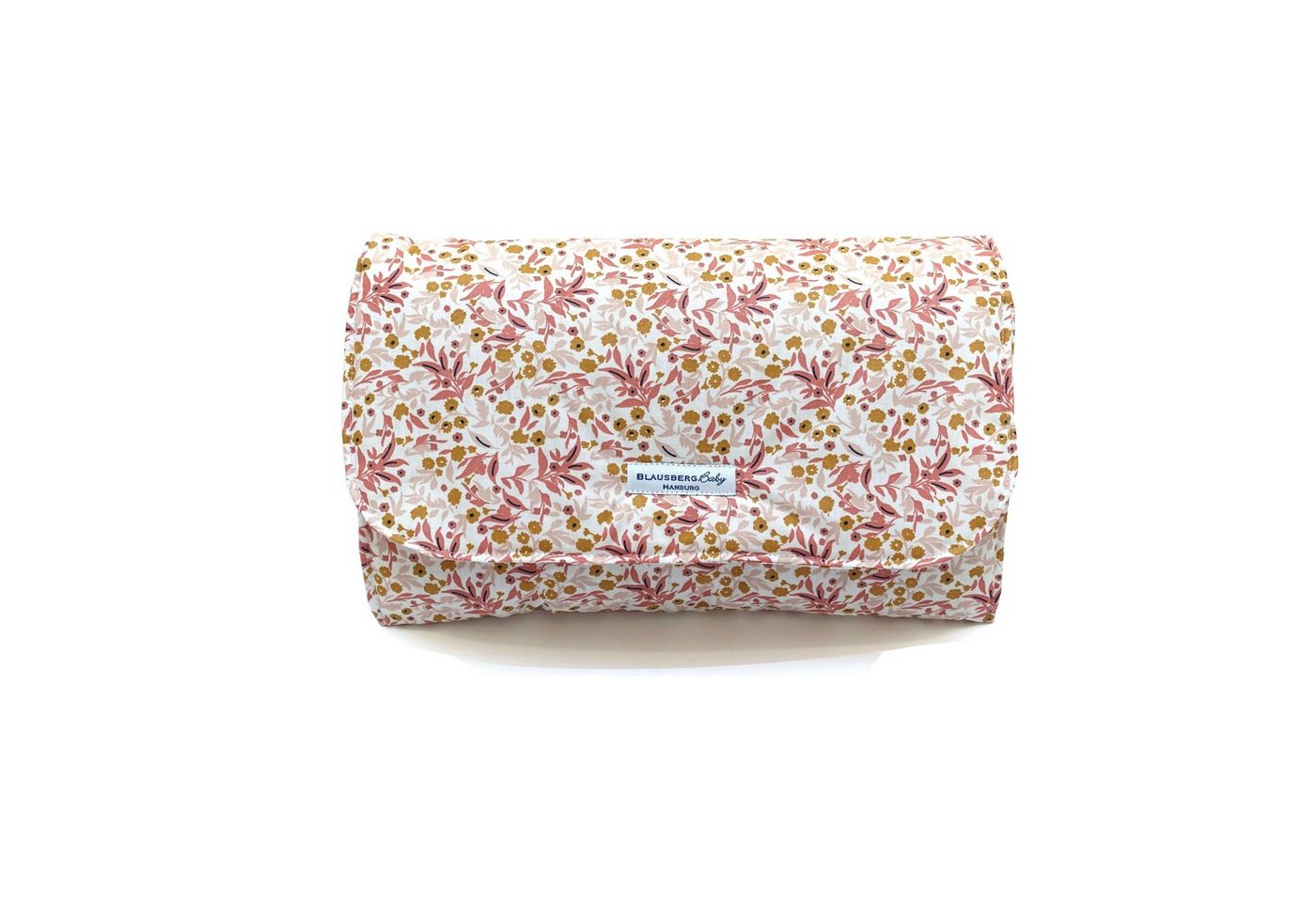 Blausberg Baby Wickeltasche Wickeltasche Windeltasche für unterwegs Blumenwiese Rosa ABWASCHBAR von Blausberg Baby