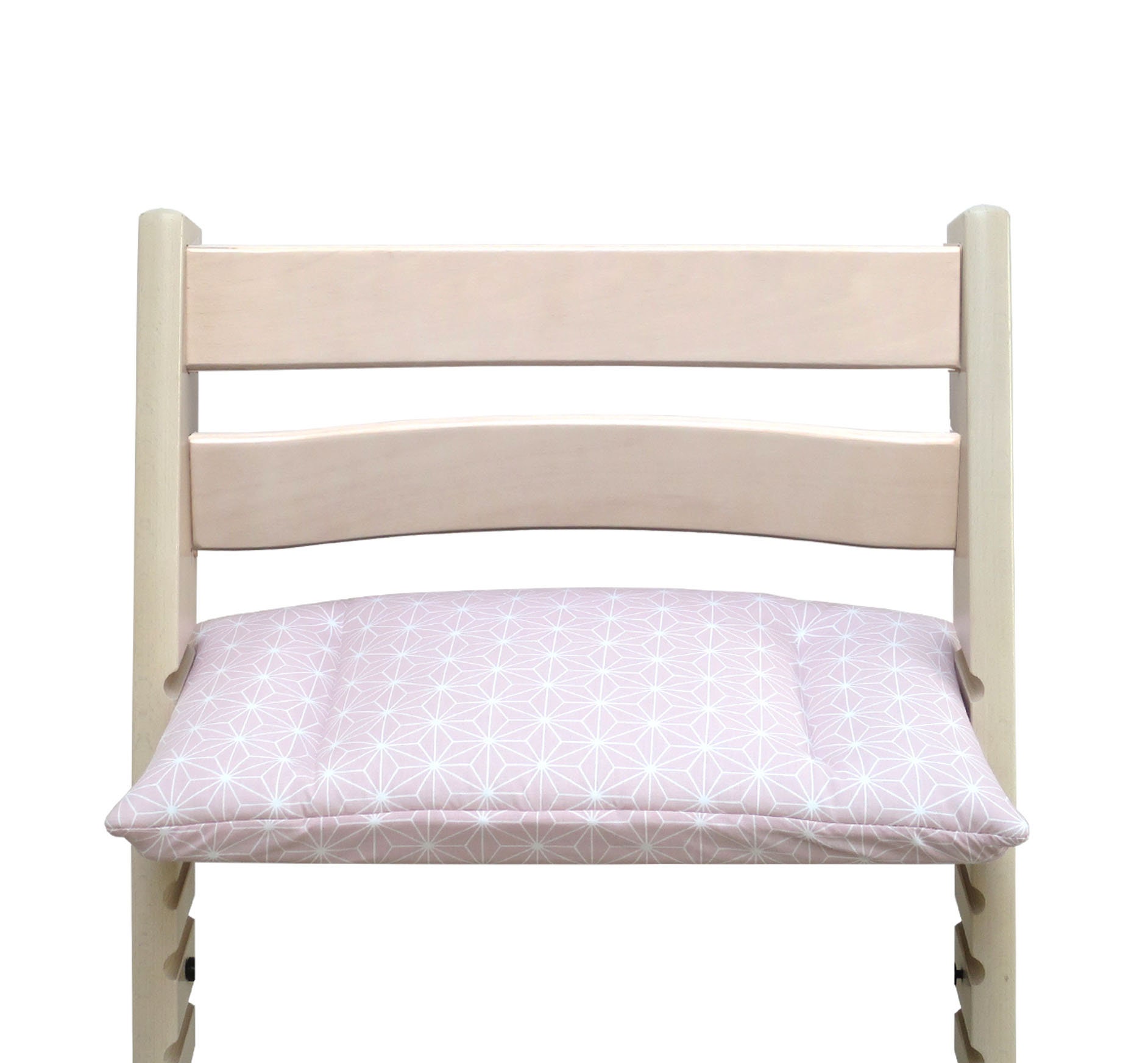 Abwaschbar Tripp Trapp Sitzkissen Po Für Stokke Hochstuhl Happy Star Rosa - Alle Materialien Oeko-Tex Standard 100 Zertifiziert von BlausbergBaby