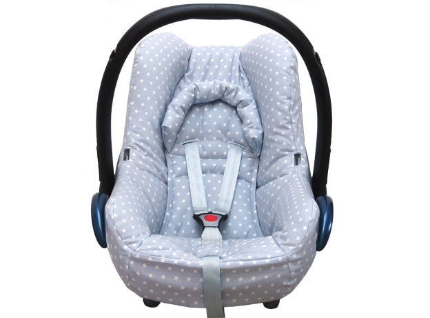 Maxi Cosi Cabriofix Bezug Grau Sterne von BlausbergBaby