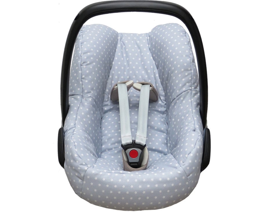 Maxi Cosi Pebble Bezug Hellgrau Sterne von BlausbergBaby