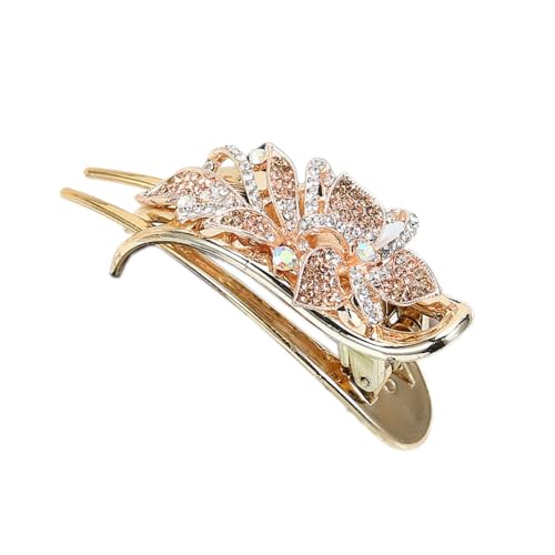 1 Stück Damen Haarklammern Haarspangen Strass haarnadel Metall Haar Griffe Groß Französische Haarspangen,Rutschfest Haarspange Elegant Haarschmuck für Damen,9 x 3.5 cm,Klee Champagner Gold 1 Stück Damen Haarklammern Haarspangen Strass haarnadel Metall Haar Griffe Groß Französische Haarspangen,Rutschfest Haarspange Elegant Haarschmuck für Damen,9 x 3.5 cm,Klee Champagner Gold von Blausky