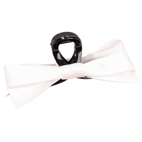 1 Stück Doppelseitig Schleife Haarklammern,Rutschfeste Haarklammer Haarkrallen Haarspangen mit Bandschleife Große Hair Clip Haarschmuck für Frauen Dünnes und Dickes Haar,Weiß 1 Stück Doppelseitig Schleife Haarklammern,Rutschfeste Haarklammer Haarkrallen Haarspangen mit Bandschleife Große Hair Clip Haarschmuck für Frauen Dünnes und Dickes Haar,Weiß von Blausky