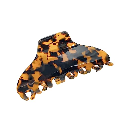 1 Stück Haarspangen damen für Dickes Haar,Haar Jaw Clips Große Rutschfester Haarklammer Klaue Clips starker Halt Bunter Klauenklemme Haarclip Haarstyling-Zubehör für Frauen,Braun B von Blausky