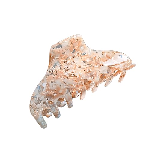 1 Stück Haarspangen damen für Dickes Haar,Haar Jaw Clips Große Rutschfester Haarklammer Klaue Clips starker Halt Bunter Klauenklemme Haarclip Haarstyling-Zubehör für Frauen,Hellbraun von Blausky