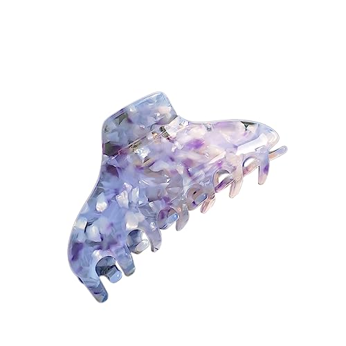 1 Stück Haarspangen damen für Dickes Haar,Haar Jaw Clips Große Rutschfester Haarklammer Klaue Clips starker Halt Bunter Klauenklemme Haarclip Haarstyling-Zubehör für Frauen,Lila von Blausky