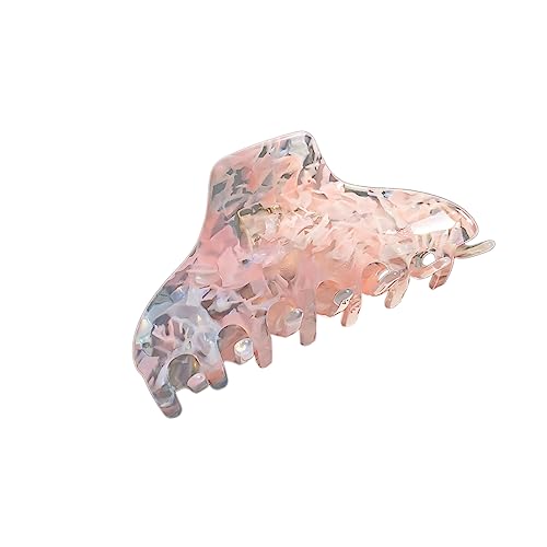 1 Stück Haarspangen damen für Dickes Haar,Haar Jaw Clips Große Rutschfester Haarklammer Klaue Clips starker Halt Bunter Klauenklemme Haarclip Haarstyling-Zubehör für Frauen,Rosa von Blausky