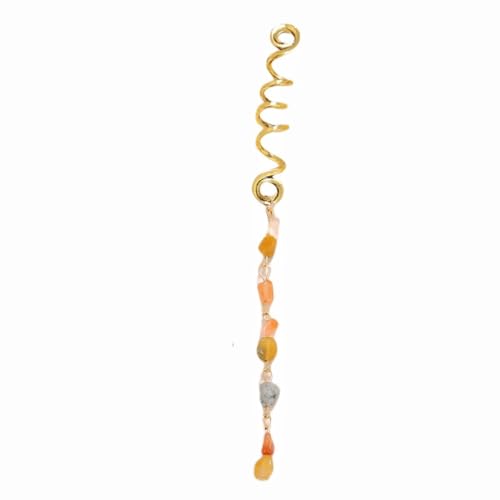 1 Stück Metall Dreadlocks Haarschmuck,Haarspiralen Clips Spiral Pin Spirale Haarspange mit Steinperlen Spirale Haar Clip Zöpfe Schmuck für Männer & Frauen DIY Haar Stil,Orange A,L 1 Stück Metall Dreadlocks Haarschmuck,Haarspiralen Clips Spiral Pin Spirale Haarspange mit Steinperlen Spirale Haar Clip Zöpfe Schmuck für Männer & Frauen DIY Haar Stil,Orange A,L von Blausky
