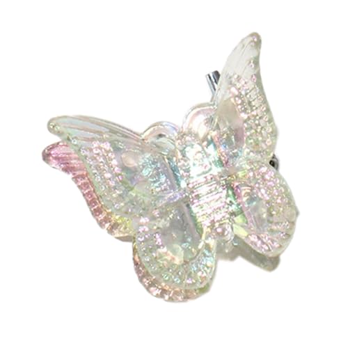 10 Stück 1.5x1.7cm Klein Schmetterling Clips,ABS Haarspangen Damen Haarklammer niedliche Butterfly Haarclips Rutschfeste Haar-Accessoires Mini Hair Clips für Dünnes Haar,Bunt von Blausky